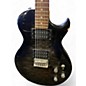 Used Ibanez Gio SINGLE CUT Trans Black Solid Body Electric Guitar