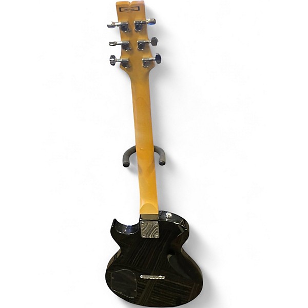 Used Ibanez Gio SINGLE CUT Trans Black Solid Body Electric Guitar