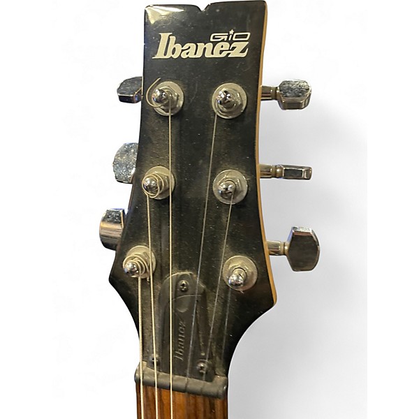 Used Ibanez Gio SINGLE CUT Trans Black Solid Body Electric Guitar