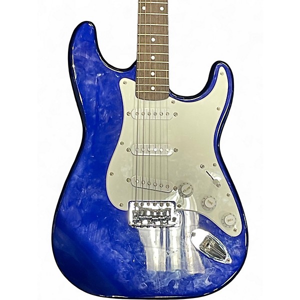Used Squier Affinity Stratocaster Blue Sapphire Solid Body Electric Guitar