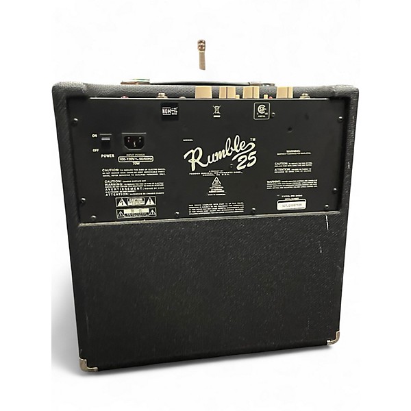 Used Fender Rumble 25 25W 1x10 Bass Combo Amp