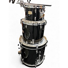 Used Yamaha 3 Piece Stage Custom Black Drum Kit