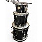 Used Yamaha 3 Piece Stage Custom Black Drum Kit thumbnail