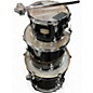 Used Yamaha 3 Piece Stage Custom Black Drum Kit