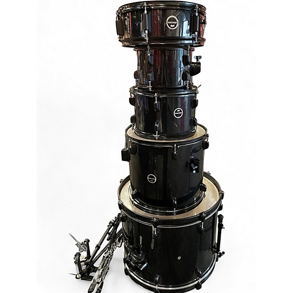 Used PDP by DW 5 Piece ENCORE SERIES BLACK SPARKLE Drum Kit