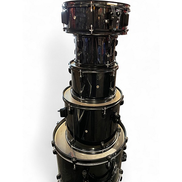 Used PDP by DW 5 Piece ENCORE SERIES BLACK SPARKLE Drum Kit