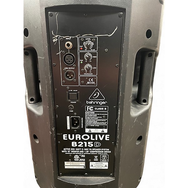 Used Behringer EUROLIVE B215D Powered Speaker