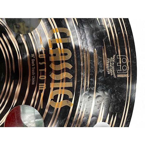 Used MEINL 16in Classics Custom Trash Crash Cymbal