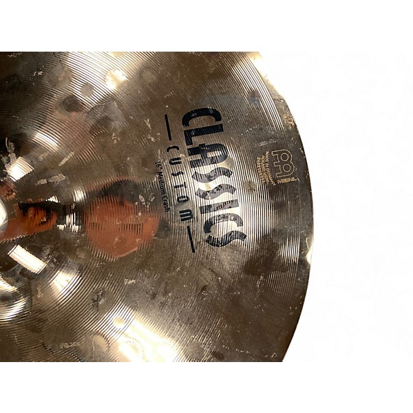 Used MEINL 16in Classics Custom Medium Crash Cymbal