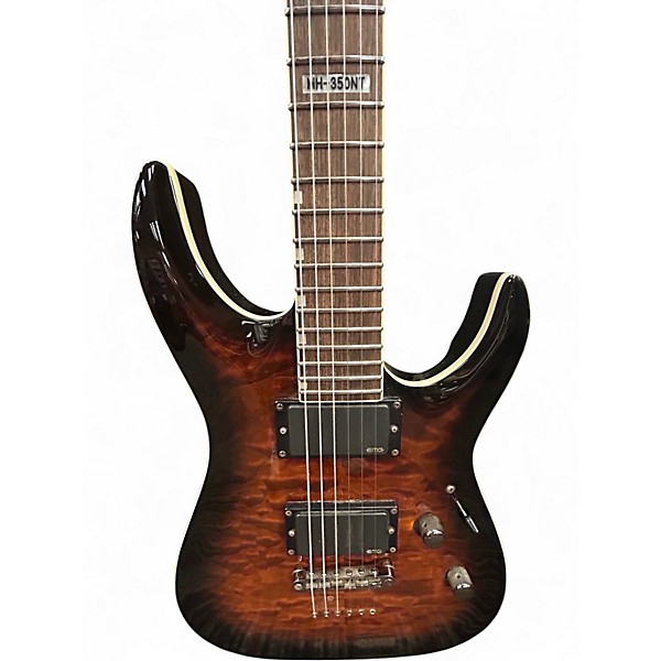 Used 2010 ESP LTD MH350NT Tortoise Shell Solid Body Electric Guitar