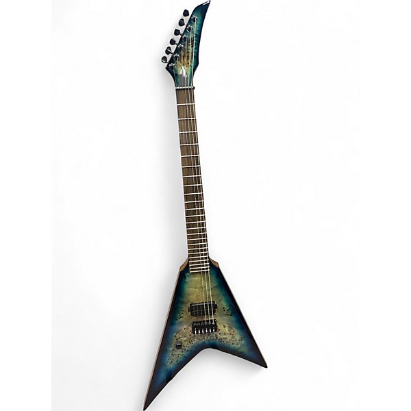 Used Kiesel ULTRA-V Ocean Blue Burst Electric Guitar