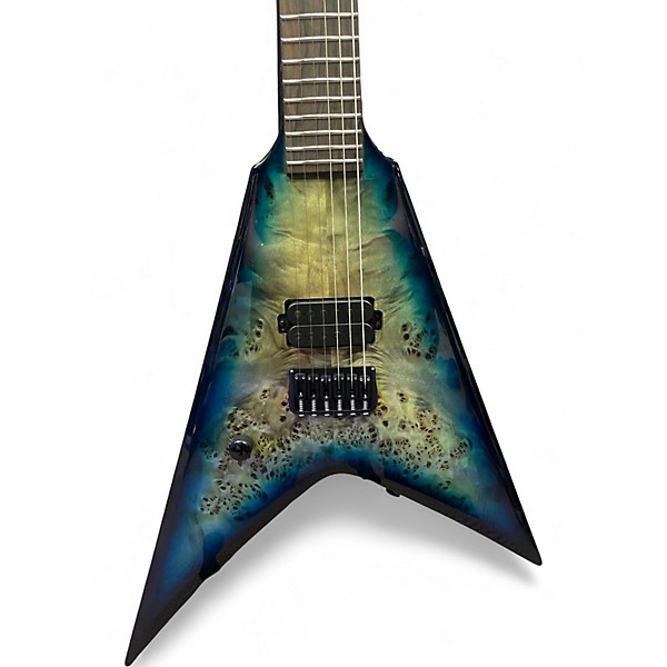 Used Kiesel ULTRA-V Ocean Blue Burst Electric Guitar