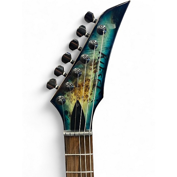 Used Kiesel ULTRA-V Ocean Blue Burst Electric Guitar