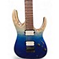 Used Ibanez RGA42HPQM Blue Solid Body Electric Guitar