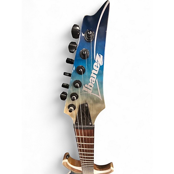 Used Ibanez RGA42HPQM Blue Solid Body Electric Guitar