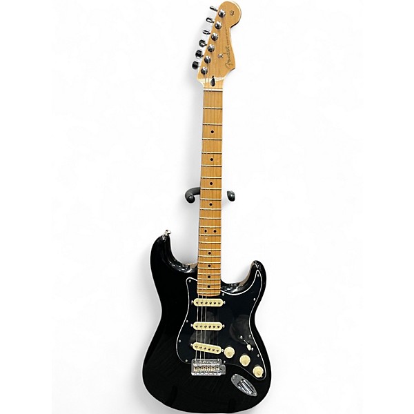 Used Fender 70th Anniversary Player II Stratocaster Black Solid Body Electric Guitar