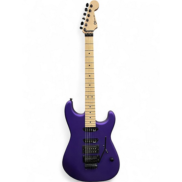 Used Charvel USA Select San Dimas Style 1 HSS FR Satin Plum Solid Body Electric Guitar