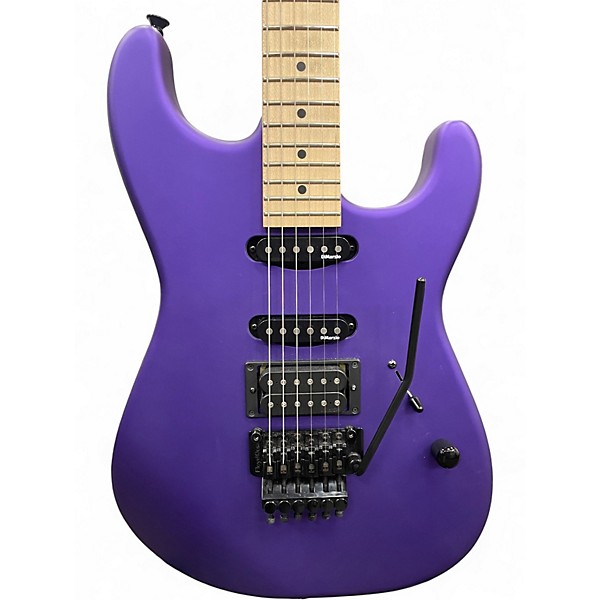 Used Charvel USA Select San Dimas Style 1 HSS FR Satin Plum Solid Body Electric Guitar