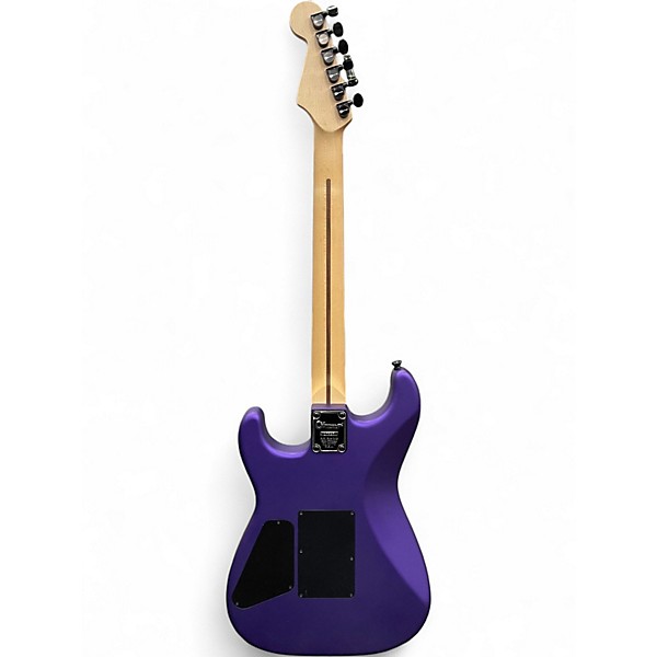Used Charvel USA Select San Dimas Style 1 HSS FR Satin Plum Solid Body Electric Guitar