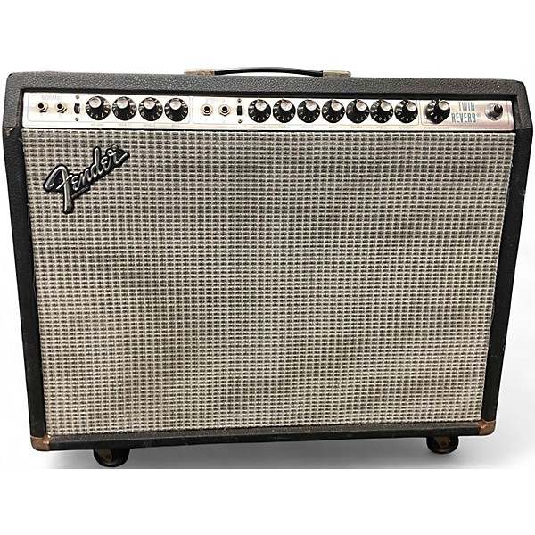 Vintage 1976 Fender Twin Reverb Tube Guitar Combo Amp