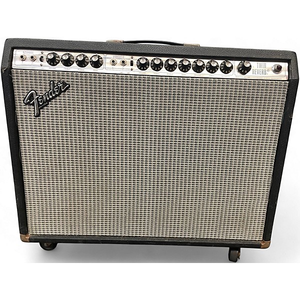 Vintage 1976 Fender Twin Reverb Tube Guitar Combo Amp