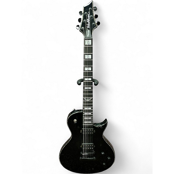 Used Washburn parallaxe Black Solid Body Electric Guitar
