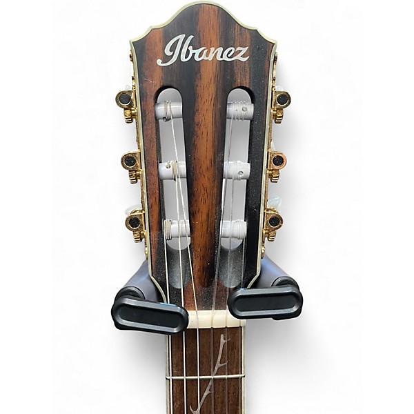 Used Ibanez TOD10N Black Flat Classical Acoustic Electric Guitar