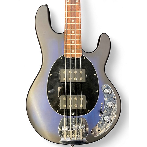 Used Sterling by Music Man RAY4HH Satin Black Electric Bass Guitar