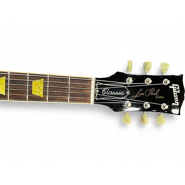 Used Gibson Les Paul Classic black Solid Body Electric Guitar