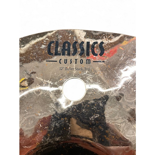 Used MEINL 12in bullet stack top Cymbal