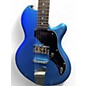 Used Supro Jamesport Metallic Blue Solid Body Electric Guitar