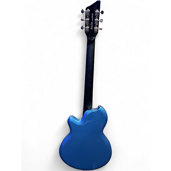 Used Supro Jamesport Metallic Blue Solid Body Electric Guitar