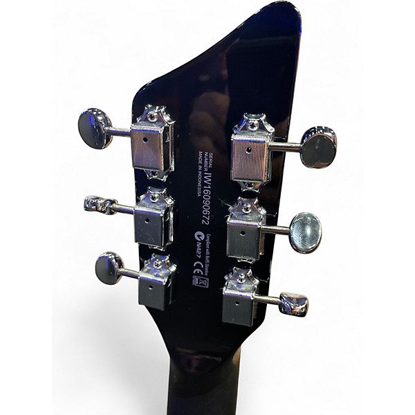 Used Supro Jamesport Metallic Blue Solid Body Electric Guitar