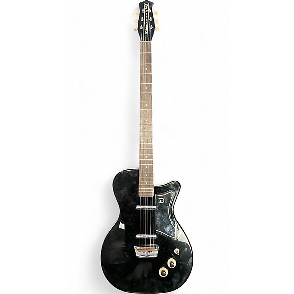 Used Danelectro '56 U2 Baritone Black Solid Body Electric Guitar
