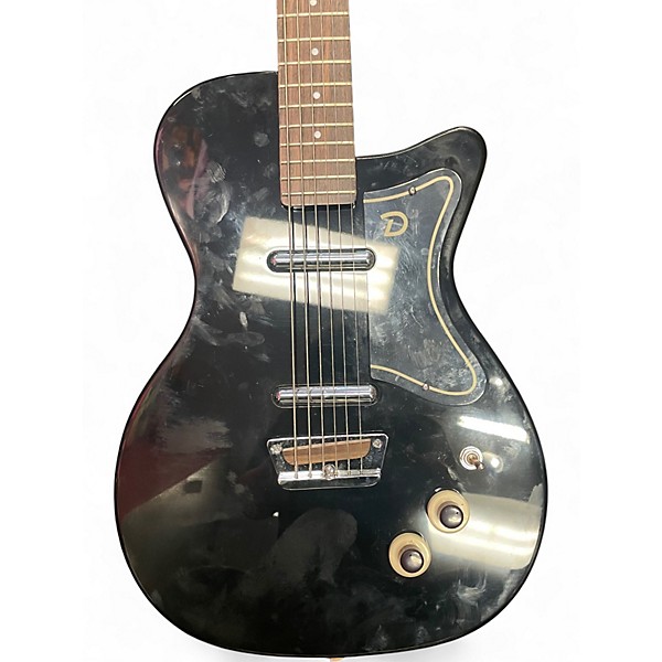 Used Danelectro '56 U2 Baritone Black Solid Body Electric Guitar