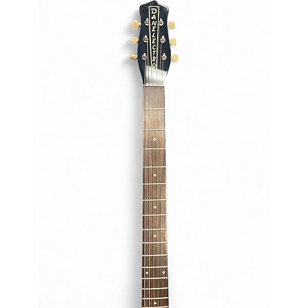 Used Danelectro '56 U2 Baritone Black Solid Body Electric Guitar