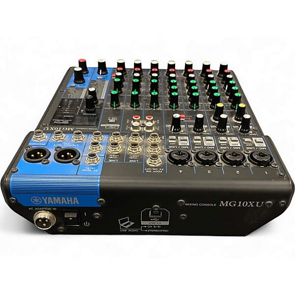Used Yamaha MG10XU 10 Channel Mixer with Effects Unpowered Mixer