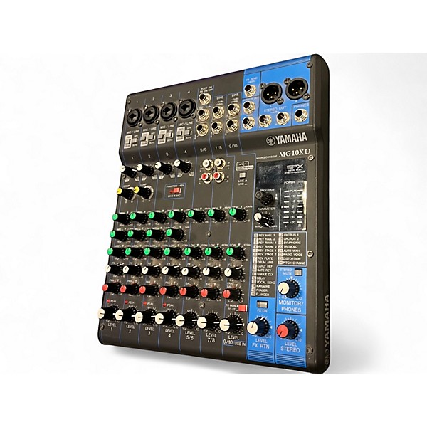 Used Yamaha MG10XU 10 Channel Mixer with Effects Unpowered Mixer