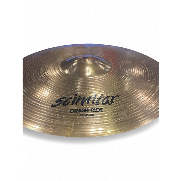 Used Zildjian 18in Scimitar Crash Ride Cymbal