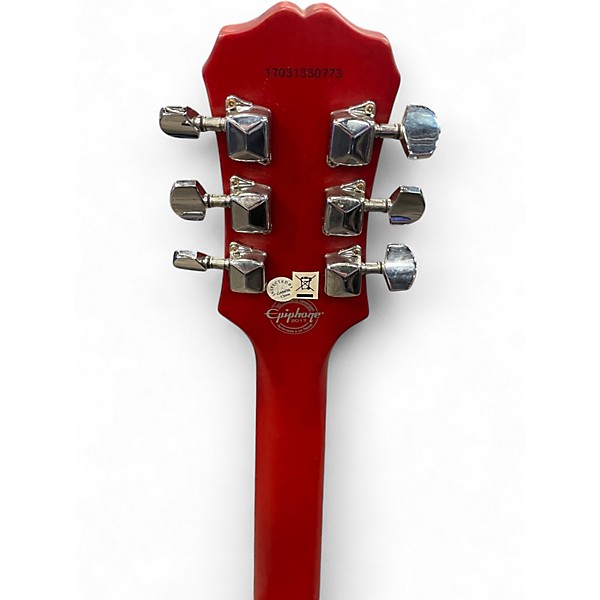Used Epiphone Les Paul Special P90 Trans Red Solid Body Electric Guitar