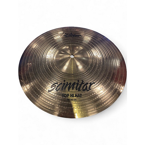 Used Zildjian 14in Scimitar Hi Hat Pair Cymbal