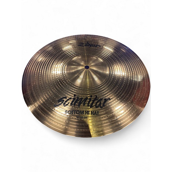 Used Zildjian 14in Scimitar Hi Hat Pair Cymbal