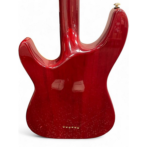 Used Schecter Guitar Research C/HS1 Trans Red Hollow Body Electric Guitar