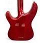 Used Schecter Guitar Research C/HS1 Trans Red Hollow Body Electric Guitar