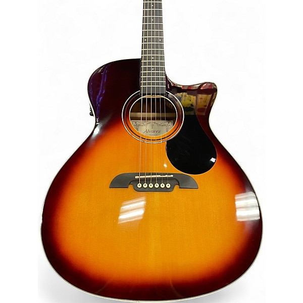 Used Alvarez RG260CESB Sunburst Acoustic Electric Guitar
