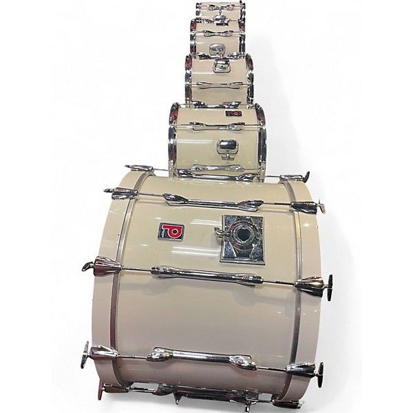 Used Premier 6 Piece APK Kit Pearl White Drum Kit