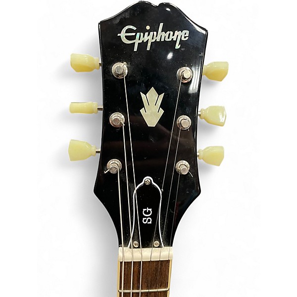 Used Epiphone SG INSPIRED BLACK Solid Body Electric Guitar