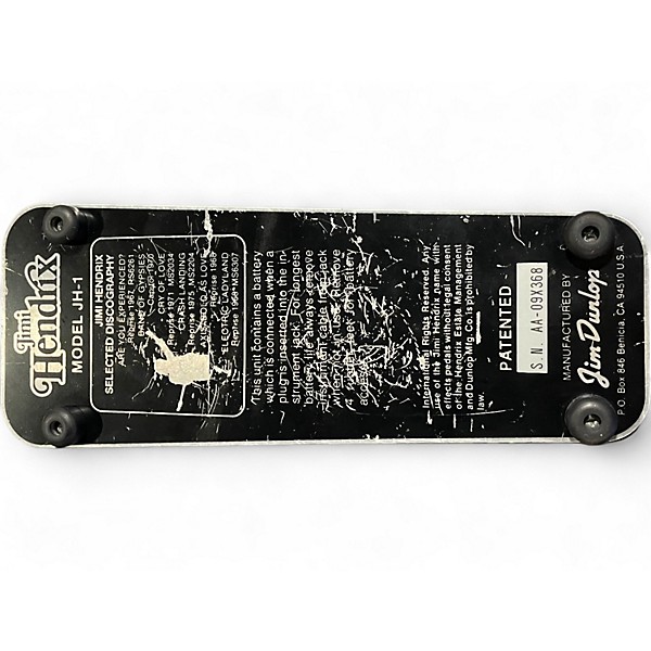 Used Dunlop JH1 Jimi Hendrix Signature Wah Effect Pedal