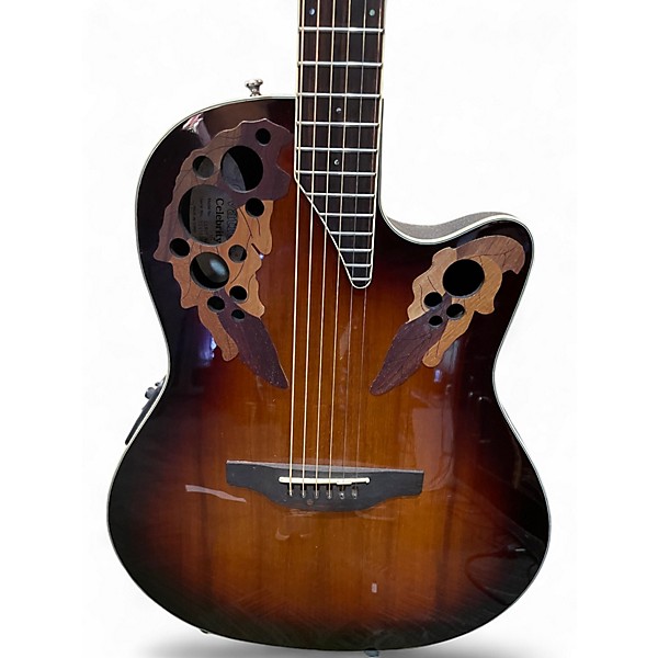Used Ovation CELEBRITY SUNBURST Acoustic Electric Guitar