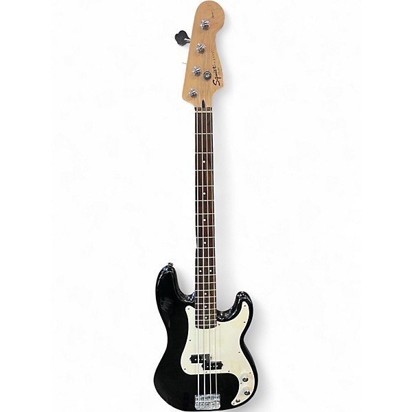 Used Squier Affinity Precision Bass Black Electric Bass Guitar